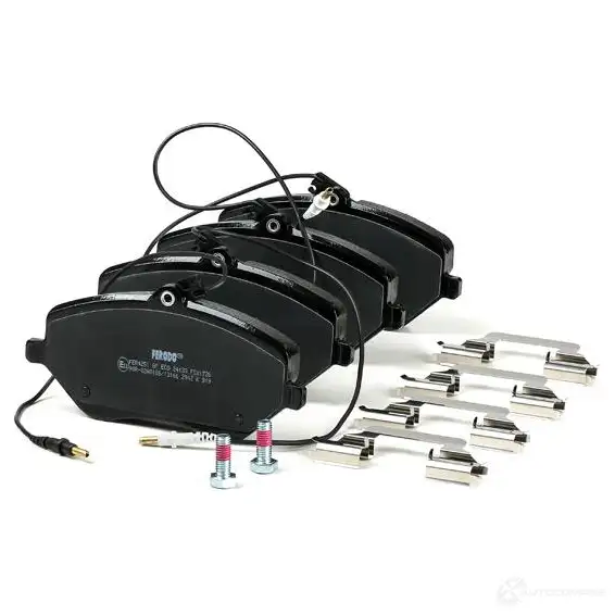 Тормозные колодки дисковые, комплект FERODO 716276 24174 241 33 FDB1726 изображение 2