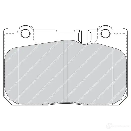 Тормозные колодки дисковые, комплект FERODO X9PSLE FDB1554 716149 2350 0