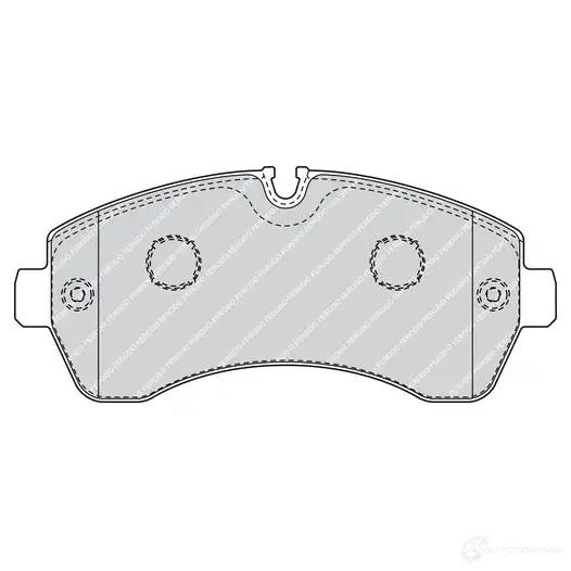 Тормозные колодки дисковые, комплект FERODO 2 9200 721716 FVR4470 WZ3MN - Изображение 1