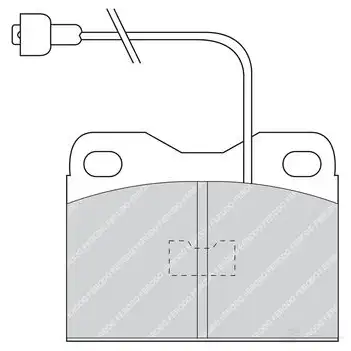 Тормозные колодки дисковые, комплект FERODO E9YFF 20 572 716177 FDB160