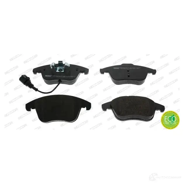 Тормозные колодки дисковые, комплект FERODO 716577 24333 2433 2 FDB4057 изображение 5