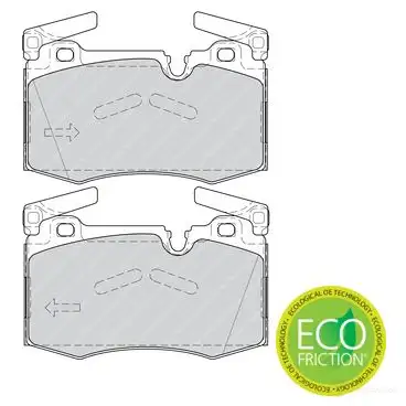 Тормозные колодки дисковые, комплект FERODO 716748 ZY2UNC FDB4358 2 4478 - Изображение 1