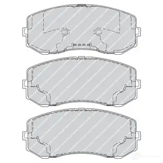 Тормозные колодки дисковые, комплект FERODO FVR4314 29250 2924 9 721706 - Изображение 1