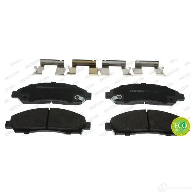 Тормозные колодки дисковые, комплект FERODO 716331 XUOQY7X FDB1816 2437 0 - Изображение 1