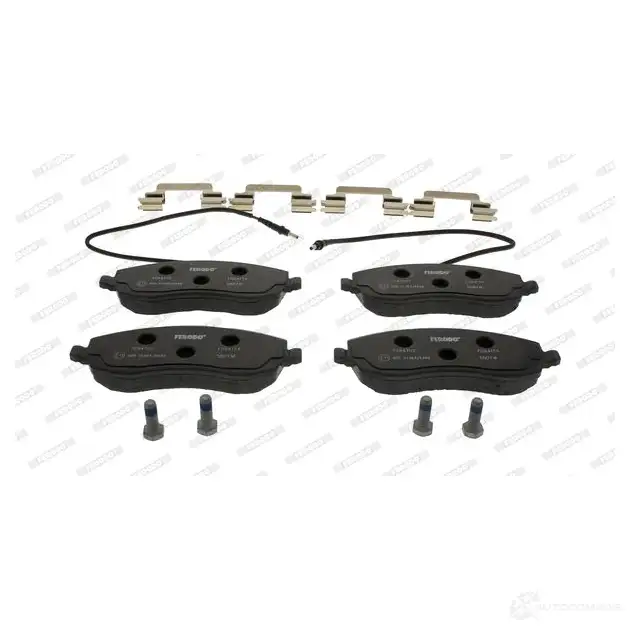 Тормозные колодки дисковые, комплект FERODO FDB4154 24840 24 839 716614 - Изображение 1