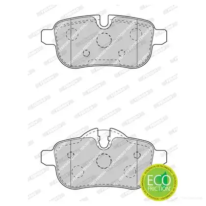 Тормозные колодки дисковые, комплект FERODO FDB4401 716768 24560 2 4559 - Изображение 1