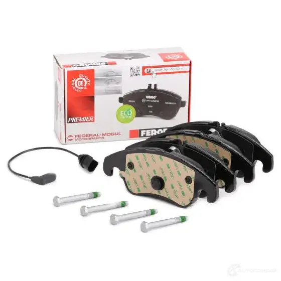 Тормозные колодки дисковые, комплект FERODO 716567 072LD8 2474 3 FDB4044 изображение 1