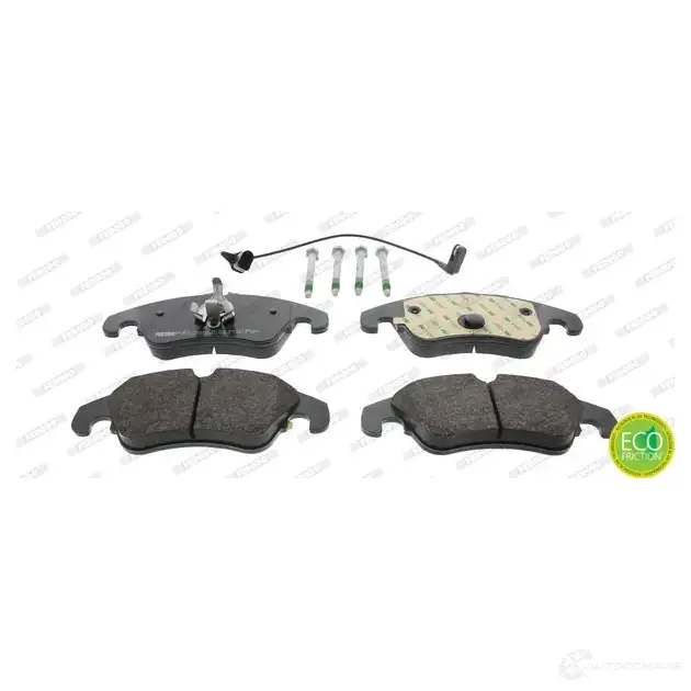 Тормозные колодки дисковые, комплект FERODO 716567 072LD8 2474 3 FDB4044 изображение 5