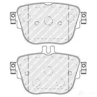 Тормозные колодки дисковые, комплект FERODO C TEC3D0 1437135659 FDB5106 изображение 0