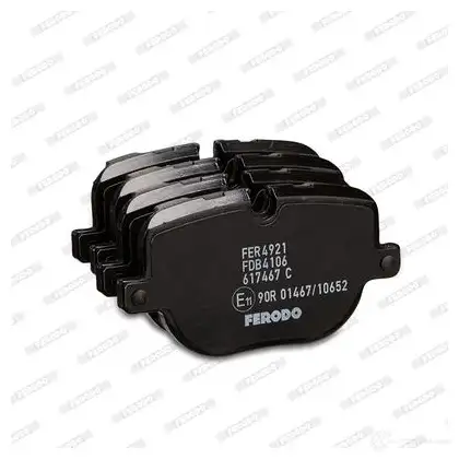 Тормозные колодки дисковые, комплект FERODO BE1B2D 2508 5 716601 FDB4106 изображение 3