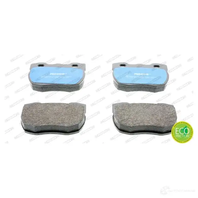 Тормозные колодки дисковые, комплект FERODO 2145 9 O8IE0T FDB747 717017 - Изображение 1