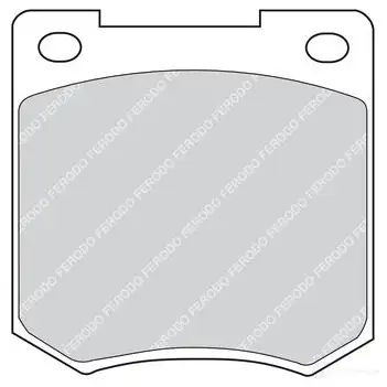 Тормозные колодки дисковые, комплект FERODO XSJN0H9 2 0089 FDB810 717053