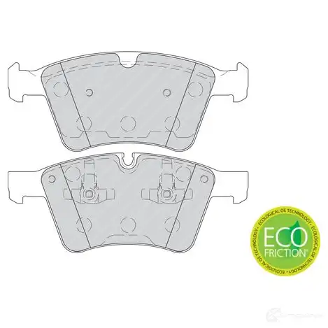 Тормозные колодки дисковые, комплект FERODO 24152 FDB4189 716634 241 51 - Изображение 1