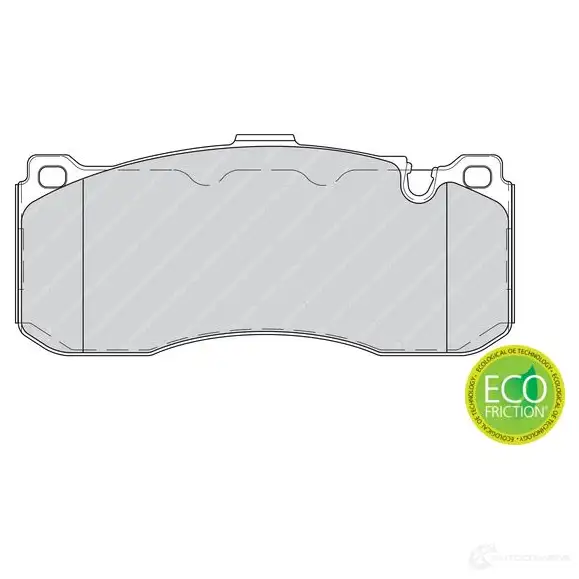 Тормозные колодки дисковые, комплект FERODO 716656 FDB4218 8WA1ZIM 24 316 - Изображение 1