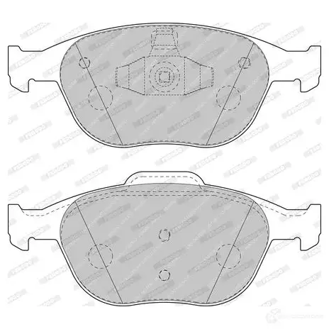 Тормозные колодки дисковые, комплект FERODO 5016687323979 QST EEU 716159 FDB1568 изображение 0