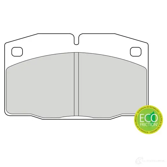 Тормозные колодки дисковые, комплект FERODO 2 0514 ATML8PK FDB375 716542