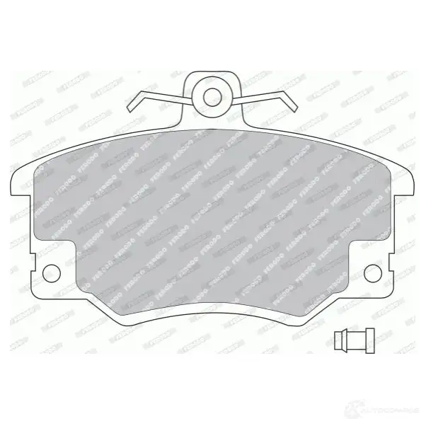 Тормозные колодки дисковые, комплект FERODO 1193645315 20834 FDB370B 2 0833 - Изображение 1