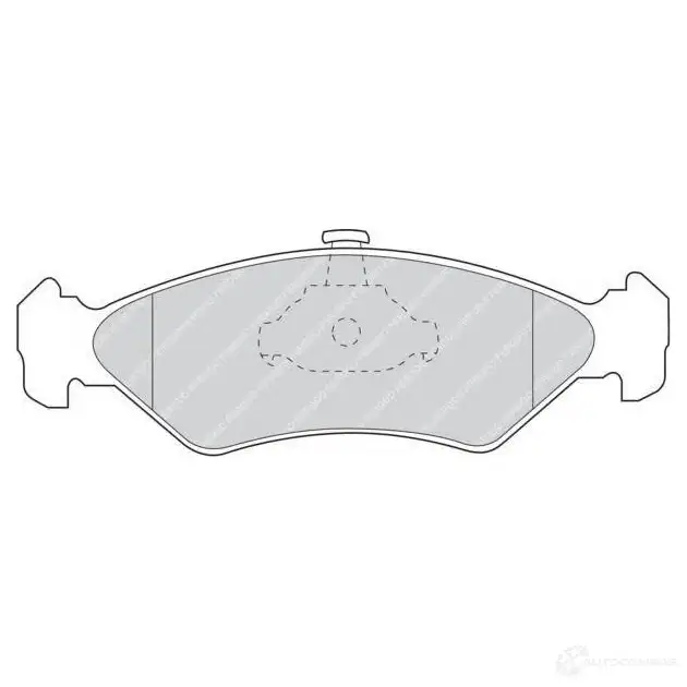 Тормозные колодки, комплект FERODO fqt1082 L UMRXU 1437947983