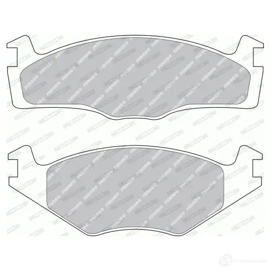 Тормозные колодки, комплект FERODO 20888 fdb1072g 2088 7 1193644310