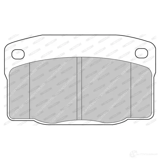 Тормозные колодки дисковые, комплект FERODO 715872 FDB1036 S T5TU изображение 0