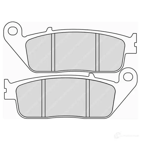 Тормозные колодки дисковые, комплект FERODO 4403601 O7 X61W0 5016687195774 FDB570ST