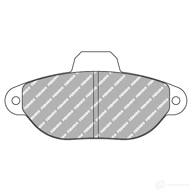 Тормозные колодки дисковые, комплект FERODO 4403480 FCP925H MJ P8M 5016687212570