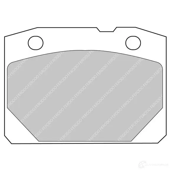 Тормозные колодки дисковые, комплект FERODO FCP96H 4403489 5016687218275 WYCB 3 изображение 0