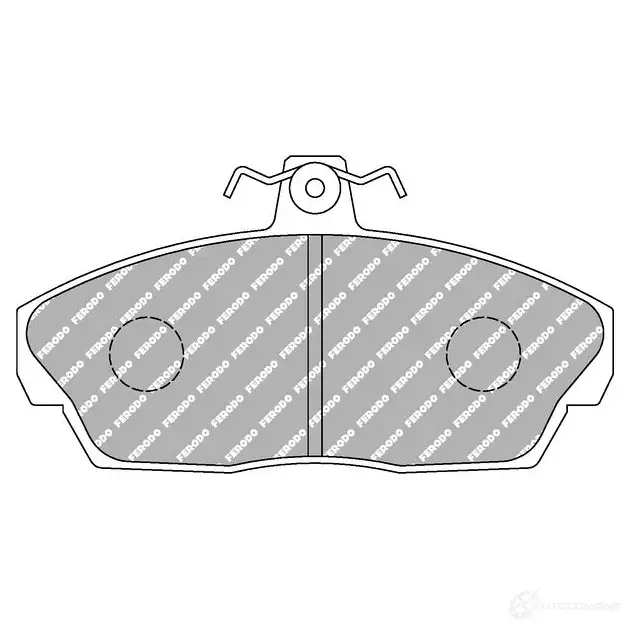 Тормозные колодки дисковые, комплект FERODO 4403744 5016687315578 N 8H7JF1 FDS613