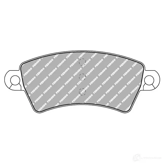 Тормозные колодки дисковые, комплект FERODO 4403658 REB 1INK FDS1370 5016687311471