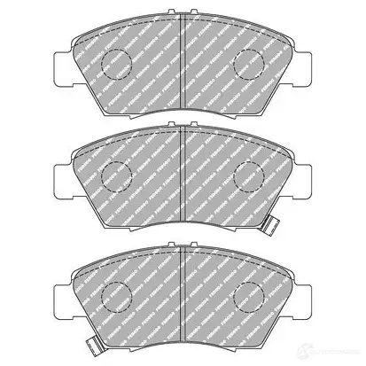 Тормозные колодки дисковые, комплект FERODO 5016687316971 FDS776 4403763 BB75X SM