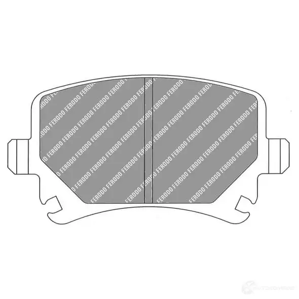 Тормозные колодки дисковые, комплект FERODO BDR OW 4044197543298 FDS1636 4403683