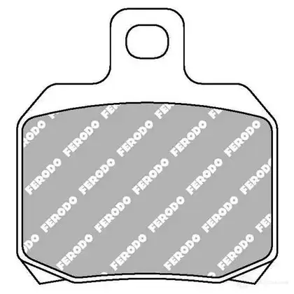 Тормозные колодки дисковые, комплект FERODO 5016687340679 FDB2074AG 4403523 OZK8 1EC