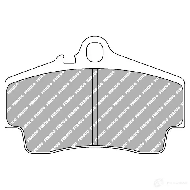 Тормозные колодки дисковые, комплект FERODO T9P5 T 5016687322675 4403648 FDS1308 изображение 0