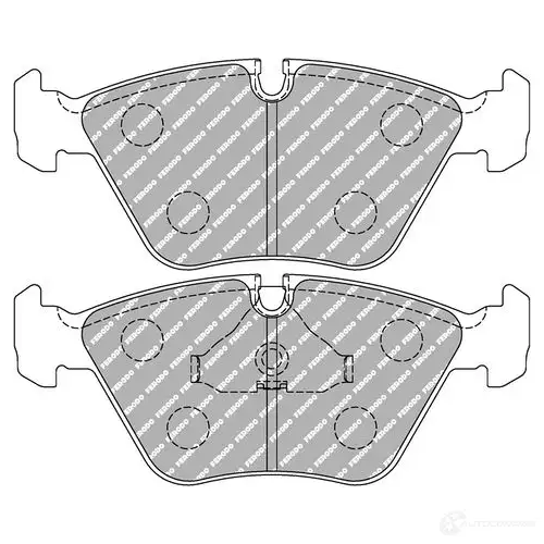 Тормозные колодки дисковые, комплект FERODO FCP779W F 8TP37 4403422 изображение 0