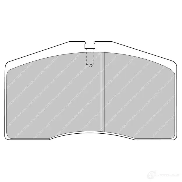 Тормозные колодки дисковые, комплект FERODO 4403779 5016687318678 FDS891 P RQ75