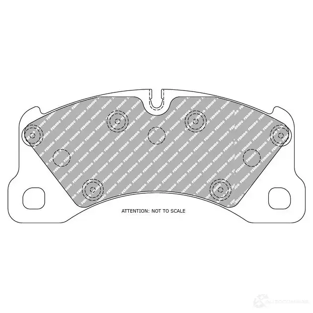Тормозные колодки дисковые, комплект FERODO 4403274 C 7MSF FCP4064H 4044197651481
