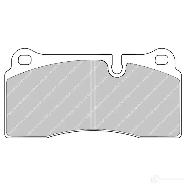 Тормозные колодки дисковые, комплект FERODO 9C Z0ML FCP1281H 4403044 5016687199871