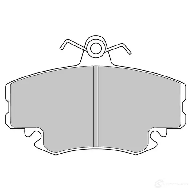 Тормозные колодки дисковые, комплект FERODO G ZR9PY0 4403457 4044197498499 FCP845W
