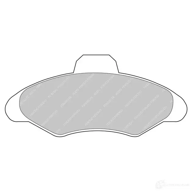 Тормозные колодки дисковые, комплект FERODO 4403745 FDS617 5016687315677 C 1BOQ