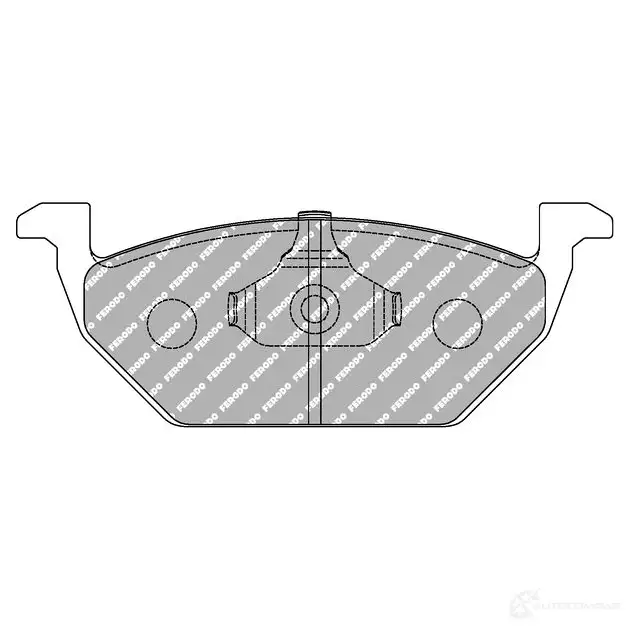 Тормозные колодки дисковые, комплект FERODO FCP1094H 4403025 N 2AZS 5016687190878 изображение 0