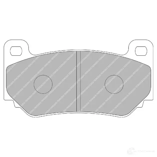 Тормозные колодки дисковые, комплект FERODO 4044197440764 4403805 FRP3085W 8 H3XRR