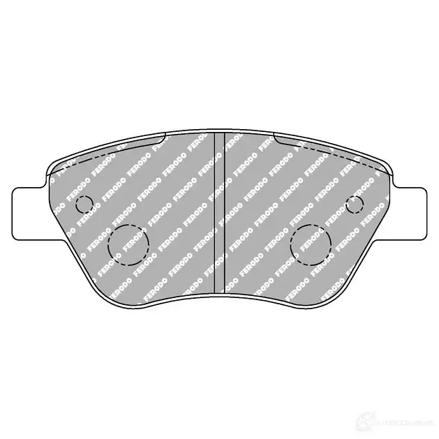 Тормозные колодки дисковые, комплект FERODO 4044197498826 FCP1466H T9I AL 4403116