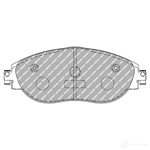 Тормозные колодки дисковые, комплект FERODO 4403726 4044197918447 W QYB7F7 FDS4425