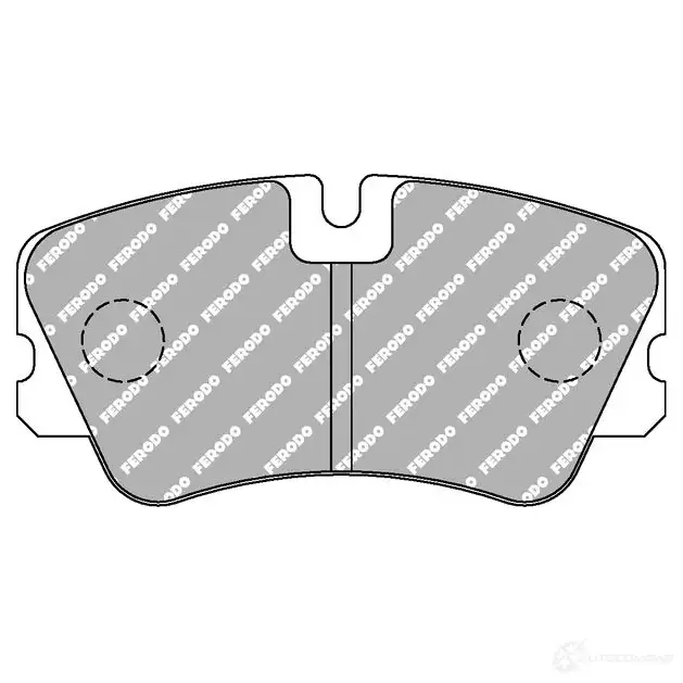Тормозные колодки дисковые, комплект FERODO 4403350 3JTL Z32 FCP546H 5016687206470