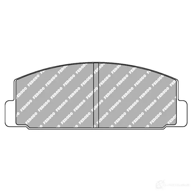 Тормозные колодки дисковые, комплект FERODO 4403258 SP S3TT9 FCP372H 4044197458844
