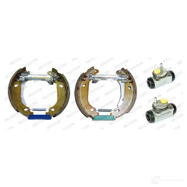Тормозные колодки FERODO R3XTB5 FMK163 FSB 243 720843 изображение 1
