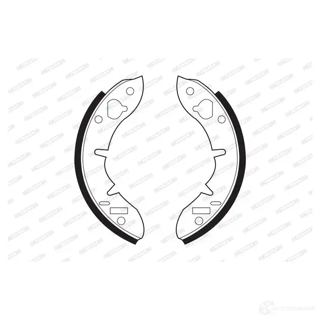 Тормозные колодки FERODO 05E WE0R 5016687003604 721211 FSB373 - Изображение 1