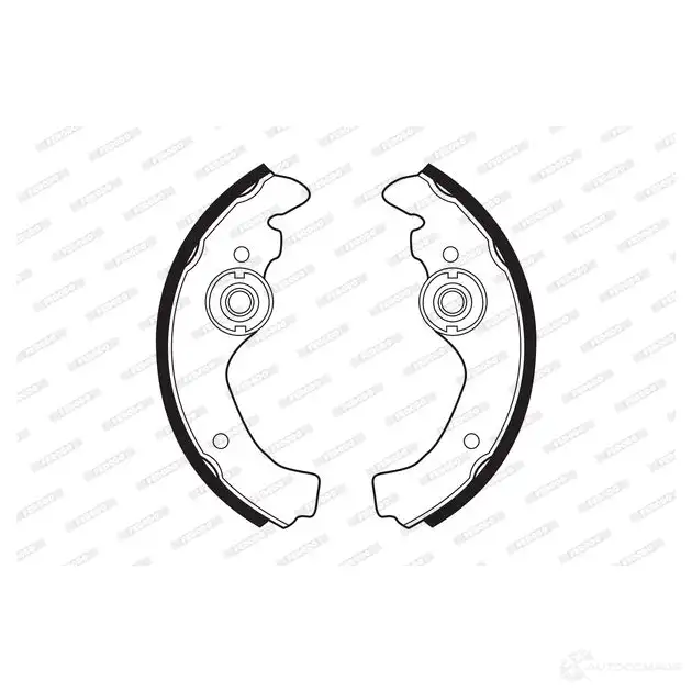 Тормозные колодки FERODO FSB23 0U F9Y8 5016687026108 721104 - Изображение 1