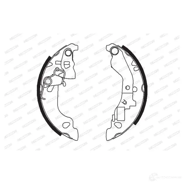 Тормозные колодки FERODO V HSRF 5016687087505 721504 FSB602 - Изображение 1