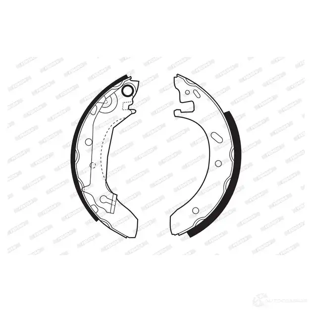 Тормозные колодки FERODO HEFLDU FSB42 1R 721395 FSB421 - Изображение 1